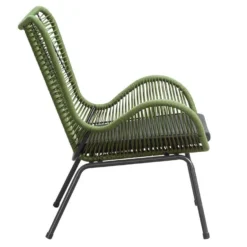 Loungefauteuil Monaco - Groen - Incl. Kussen -Stijlvolle Tuinmeubelwinkel 50105205 8000