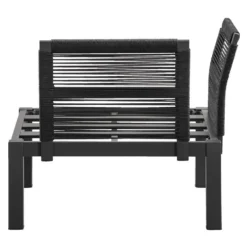 Le Sud Loungestoel Hoekelement Ardeche - Grijs - 78x78x66 Cm -Stijlvolle Tuinmeubelwinkel 50105280 0904