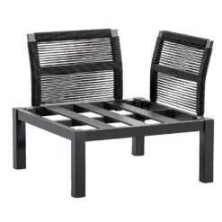 Le Sud Loungestoel Hoekelement Ardeche - Grijs - 78x78x66 Cm