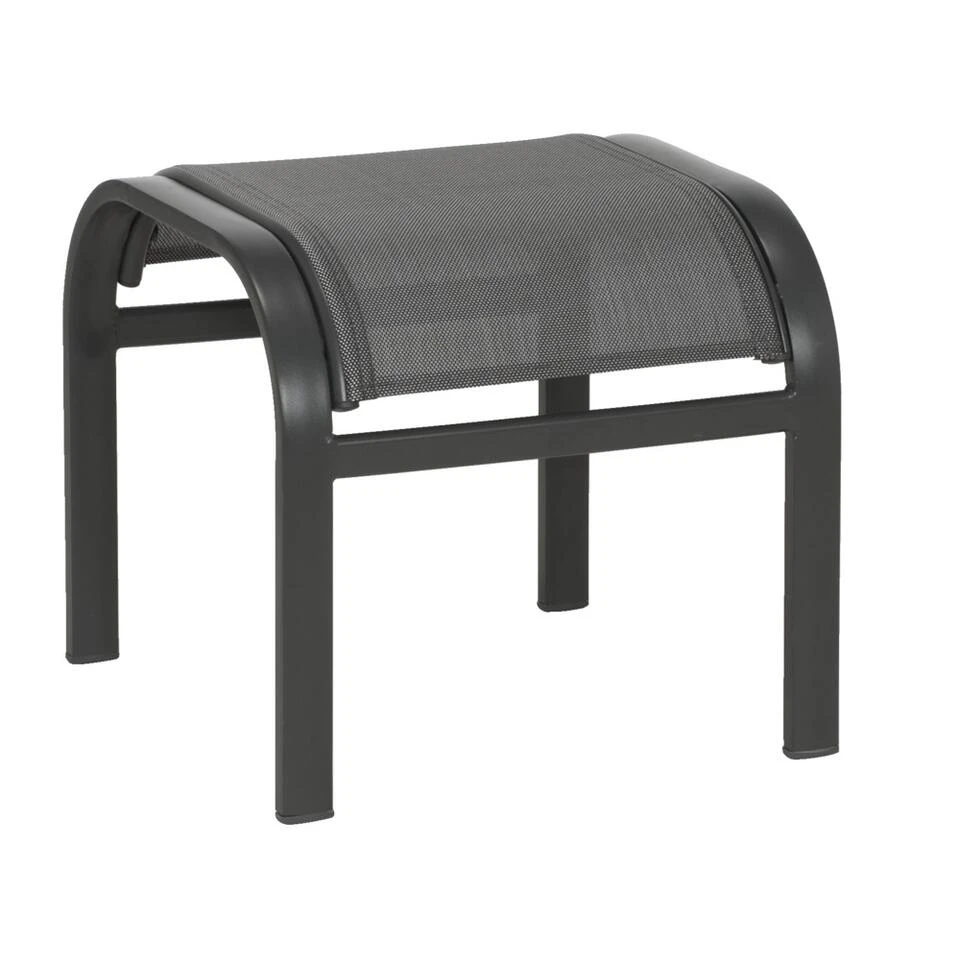 Le Sud Voetenbankje Cannes - Mat Grijs 2 Le Sud Voetenbankje Cannes - Mat Grijs - Afbeelding 2