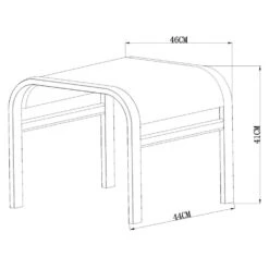 Le Sud Voetenbankje Cannes - Mat Grijs 7 Le Sud Voetenbankje Cannes - Mat Grijs -Stijlvolle Tuinmeubelwinkel 50155486 9100