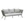 Loungebank Almeria - Olijfgroen - 75x200x75 Cm