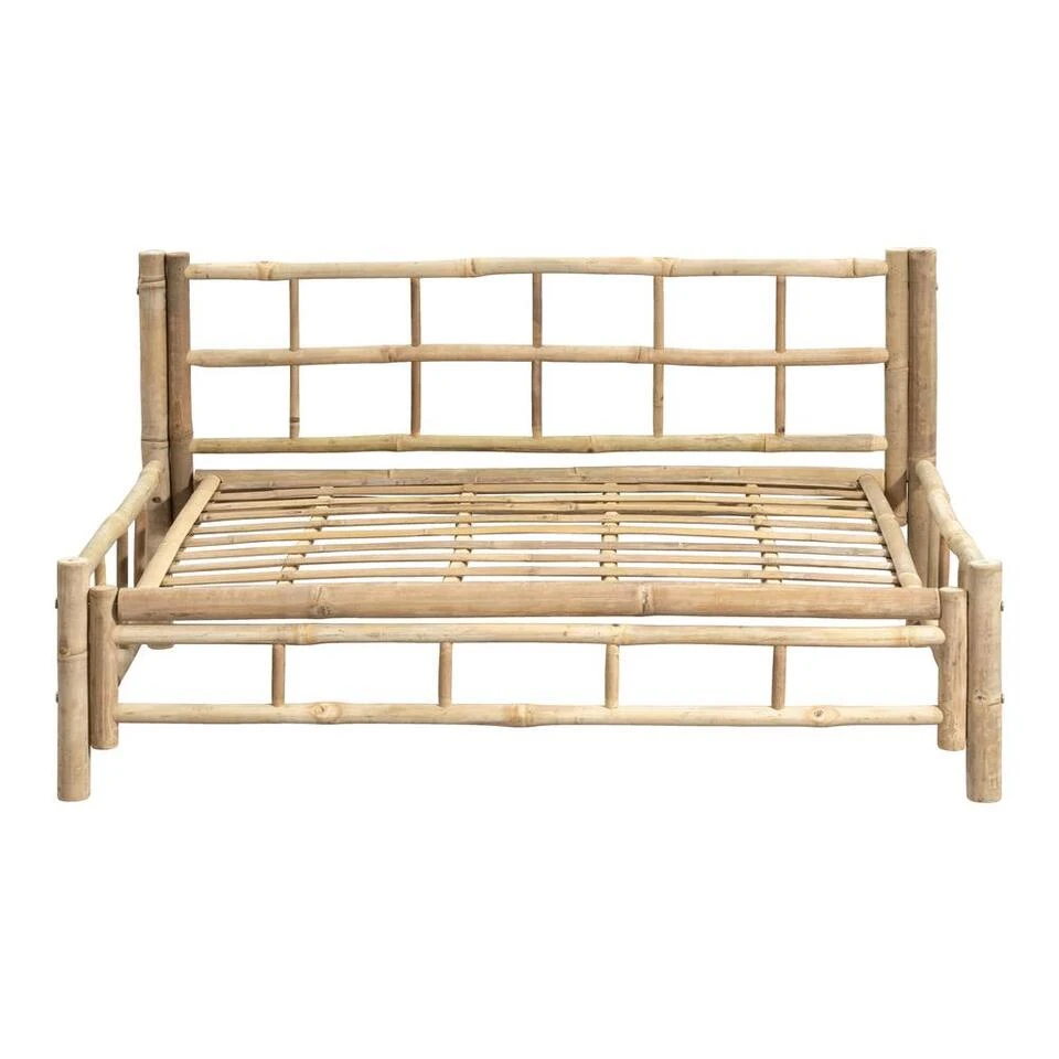 Palletbank Tarifa Bamboe - Naturel - 120x85x66 Cm 2 Palletbank Tarifa Bamboe - Naturel - 120x85x66 Cm - Afbeelding 2
