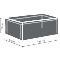 Outdoor Covers Premium Hoes Voor Tuintafel - 180 Cm -Stijlvolle Tuinmeubelwinkel 81010512 0200