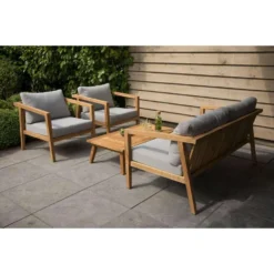 Exotan Loungeset Lucca - Bruin/grijs -Stijlvolle Tuinmeubelwinkel 81019521 0300
