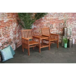 SenS-Line Tête à Tête Memphis - Bruin -Stijlvolle Tuinmeubelwinkel 81026670 0300