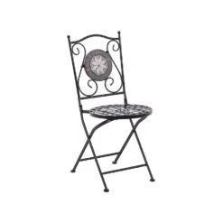 Beliani Tuinstoel CARIATI - Zwart Ijzer -Stijlvolle Tuinmeubelwinkel 8546a295e7af4fbf897cccecdbfad7d4