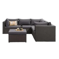 Le Sud Modulaire Hoekloungeset Dordogne - Antraciet/donkergrijs - 6-delig 7 Le Sud Modulaire Hoekloungeset Dordogne - Antraciet/donkergrijs - 6-delig -Stijlvolle Tuinmeubelwinkel 90102961 3160