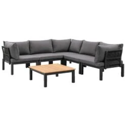 Le Sud Modulaire Loungeset Ardeche V1 - Grijs - 6-delig -Stijlvolle Tuinmeubelwinkel 90103001 3010