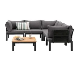Le Sud Modulaire Loungeset Ardeche V1 - Grijs - 6-delig -Stijlvolle Tuinmeubelwinkel 90103001 3160