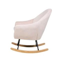 Beliani Schommelstoel OXIE - Roze Fluweel 7 Beliani Schommelstoel OXIE - Roze Fluweel -Stijlvolle Tuinmeubelwinkel 9550f70620fe4b2182e7fbb50303b596