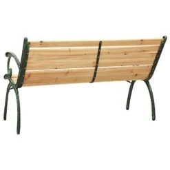 VidaXL Tuinbank 123 Cm Gietijzer En Massief Vurenhout -Stijlvolle Tuinmeubelwinkel 9d0f18a0e578416a960786ed0ad8ec31