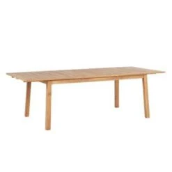 Beliani Verlengbare Tafel CESANA - Lichte Houtkleur Acaciahout -Stijlvolle Tuinmeubelwinkel 9dc85216b88142bebd02f68134f9a1e5