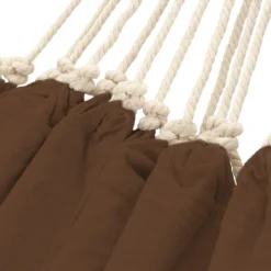 VIDAXL Hangmat Cariben 260 X 150 Cm (bruin) -Stijlvolle Tuinmeubelwinkel a85e7d8c0e69458c8d77eeb2709d3085