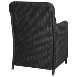 VidaXL Tuinstoelen 2 St Met Kussens Poly Rattan Zwart -Stijlvolle Tuinmeubelwinkel e33898479756488ebd92f583784389a5