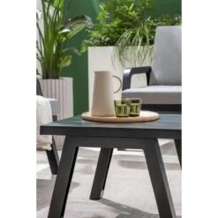 Hartman Loungetafel Eden - Antraciet - 43x60x60 Cm -Stijlvolle Tuinmeubelwinkel sf 50151003 1012